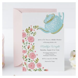 Baby Tea Party Shower Invitation