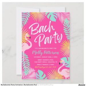 Bachelorette Party Invitation Bachelorette Pool