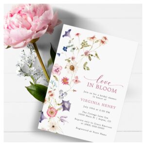 Bridal Shower Love In Bloom Invitation