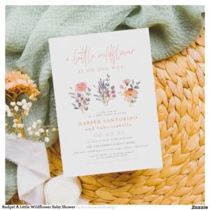 Budget A Little Wildflower Baby Shower