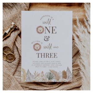 Wild One and Wild and Three Joint Invite